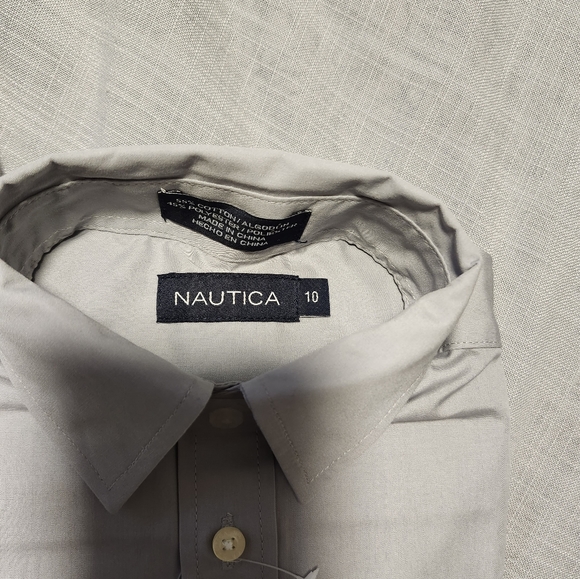 Nautica long sleeve shirt boys size 10 - Picture 3 of 3
